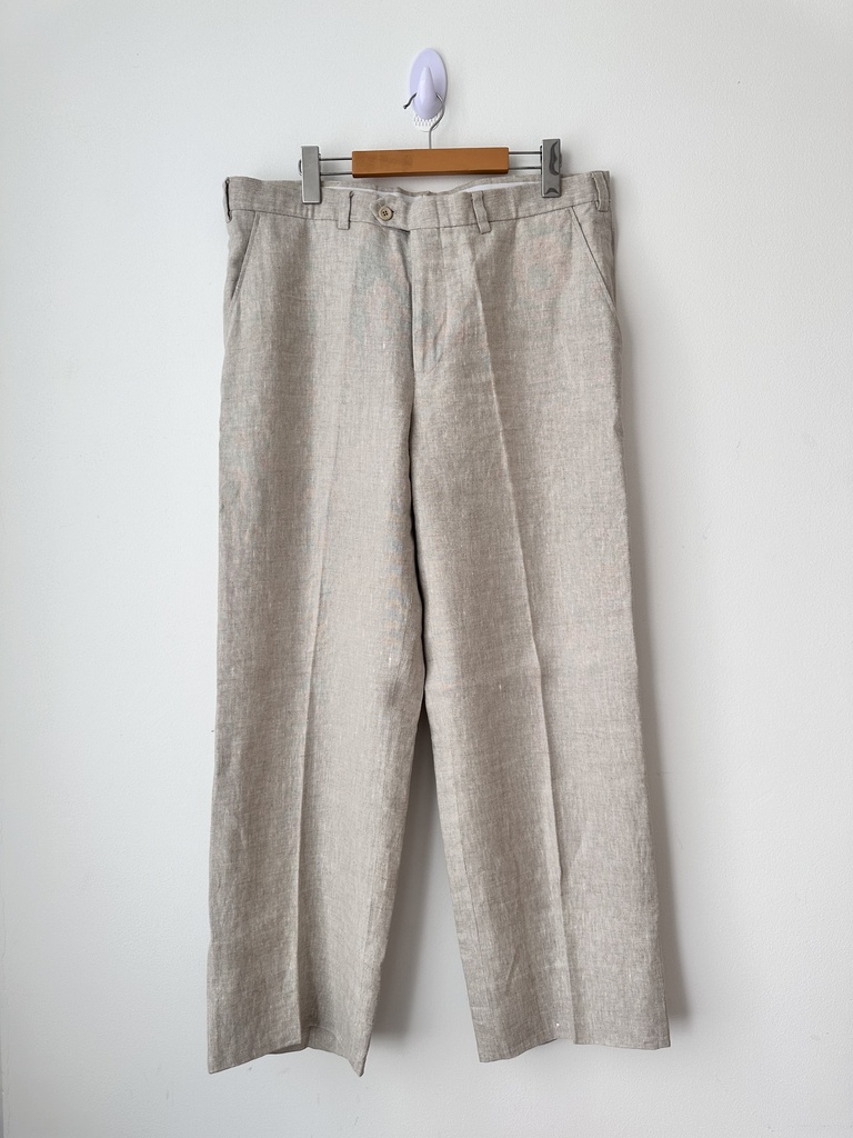 Pantalón en lino. 